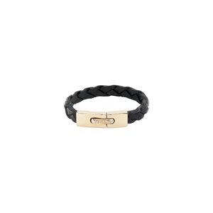 ♥️ Uno de 50 In Touch Braided Leather Snap Bracele